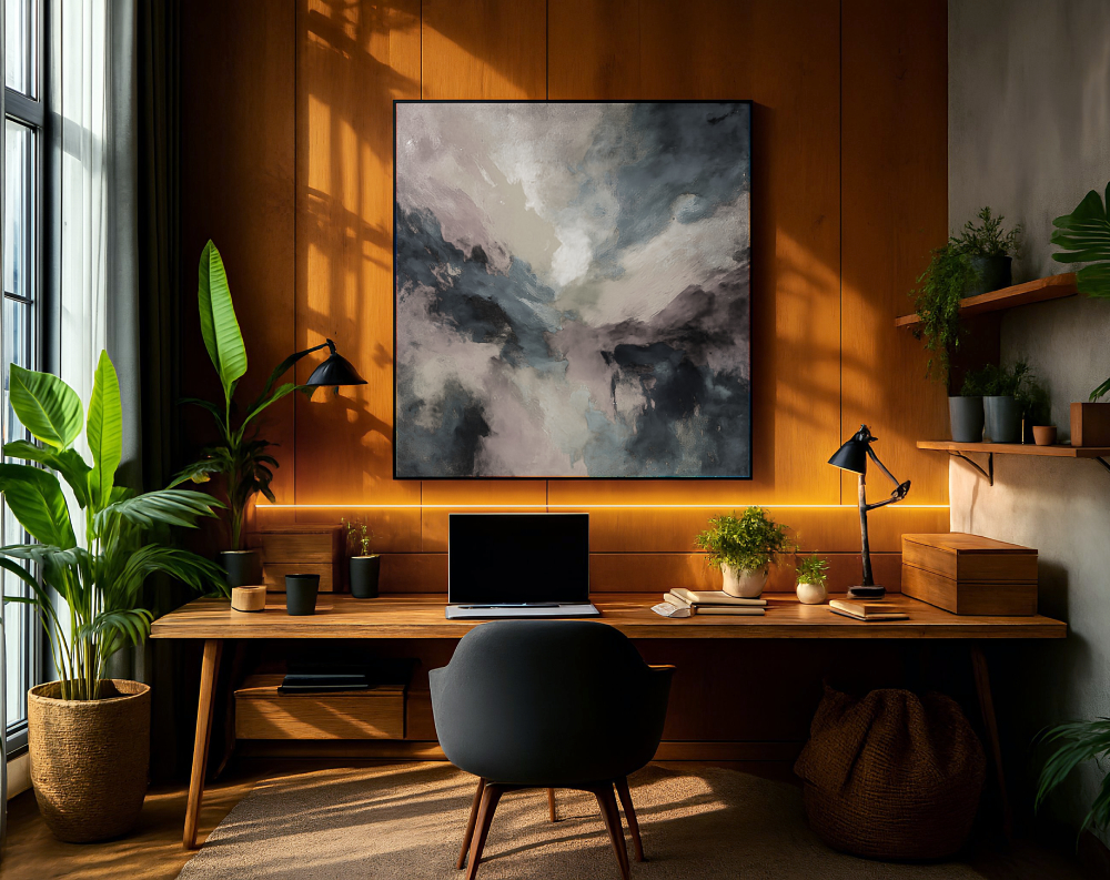 Un tableau dans un bureau